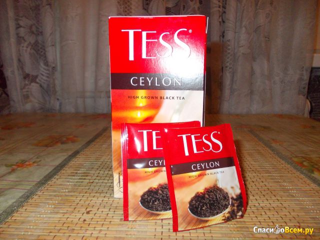 Чай Теss Ceylon черный высокогорный в пакетиках