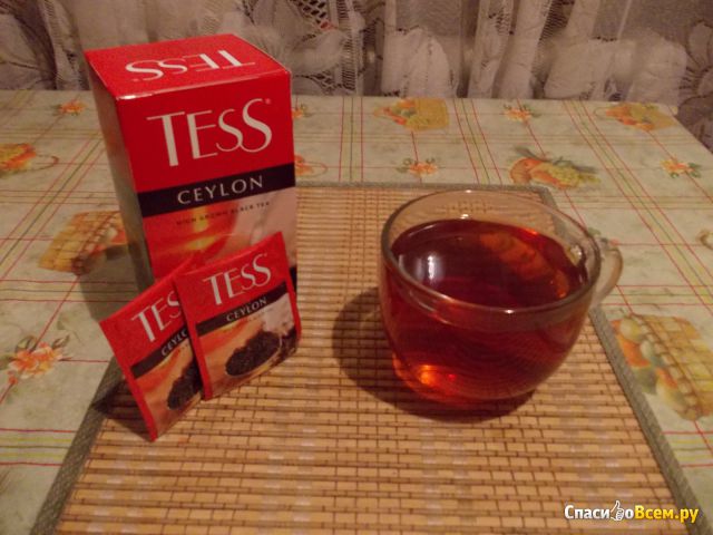 Чай Теss Ceylon черный высокогорный в пакетиках