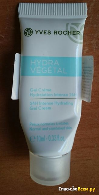 Гель-крем "Интенсивное Увлажнение 24 часа" Hydra Vegetal от Yves Rocher