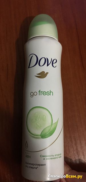 Антиперспирант Dove Go Fresh свежесть огурца и зеленого чая