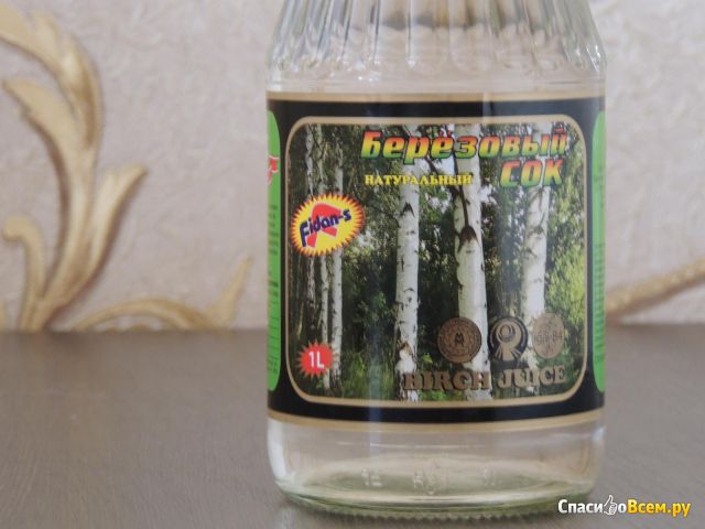 Березовый сок натуральный Fidan-S