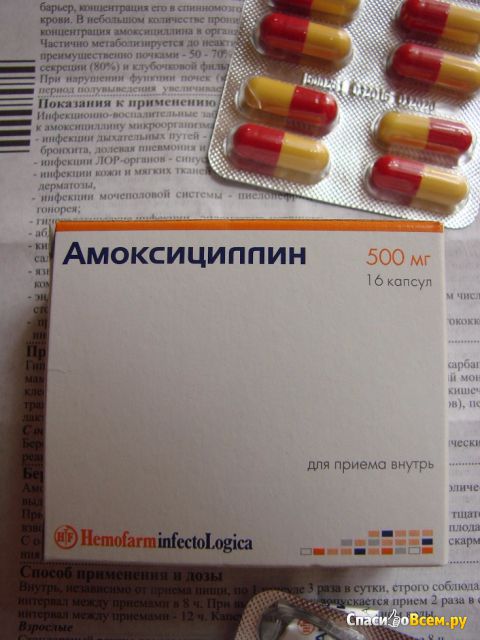 Антибиотик "Амоксициллин"