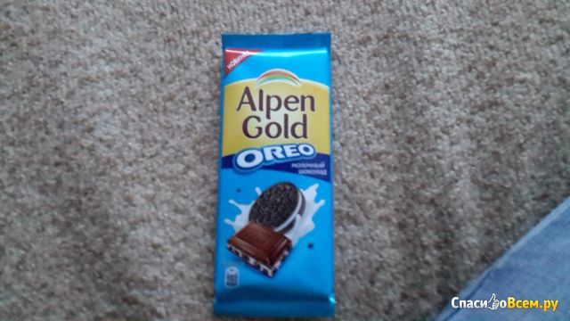 Молочный шоколад Alpen Gold Oreo
