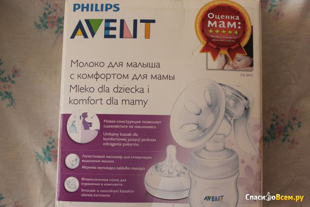 Ручной молокоотсос Philips Avent SCF330