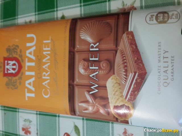 Шоколад Tai Tau Classic Caramel Wafer