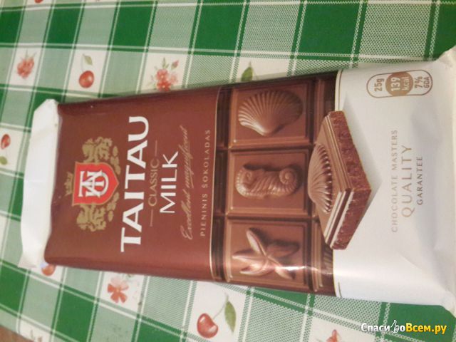 Шоколад Tai Tau Classic Milk