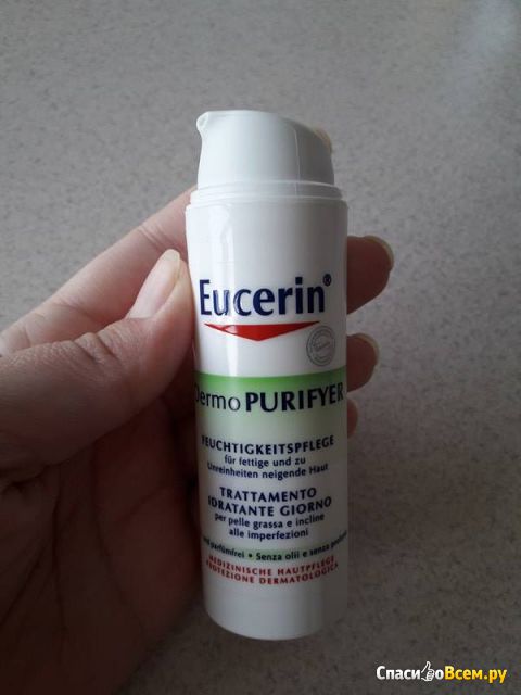 Матирующий дневной крем для проблемной кожи Eucerin Dermo Purifyer