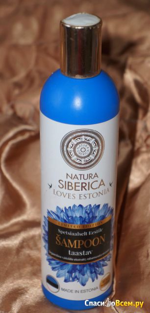 Шампунь для волос Natura Siberica Loves Estonia Восстанавливающий для нормальных и ослабленных волос