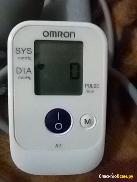 Измеритель артериального давления и частоты пульса полуавтоматический Omron S1