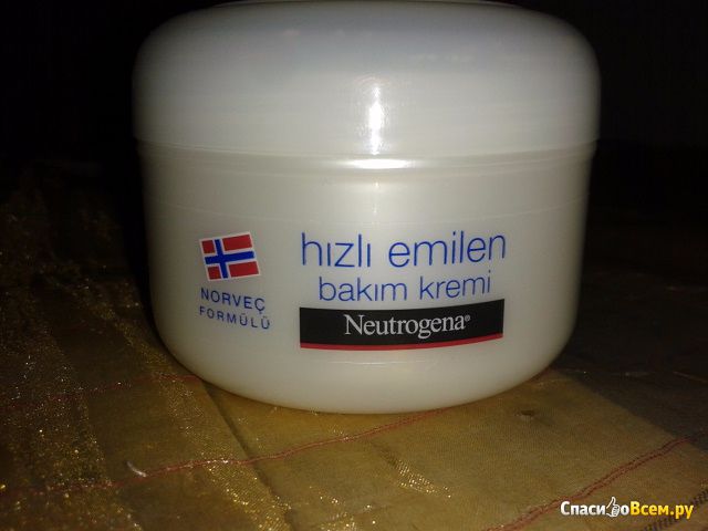 Быстро впитывающийся крем для ухода за телом "Neutrogena" Норвежская формула