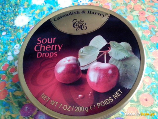 Леденцы Cavendish & Harveу Sour Cherry Drops