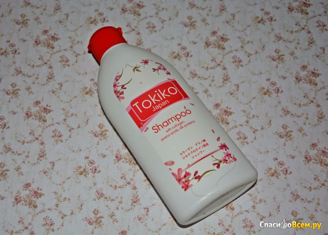 Шампунь для всех типов волос Tokiko Japan с коллагеном и аминокислотами