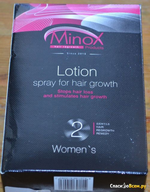 Лосьон-спрей для роста волос MinoX 2
