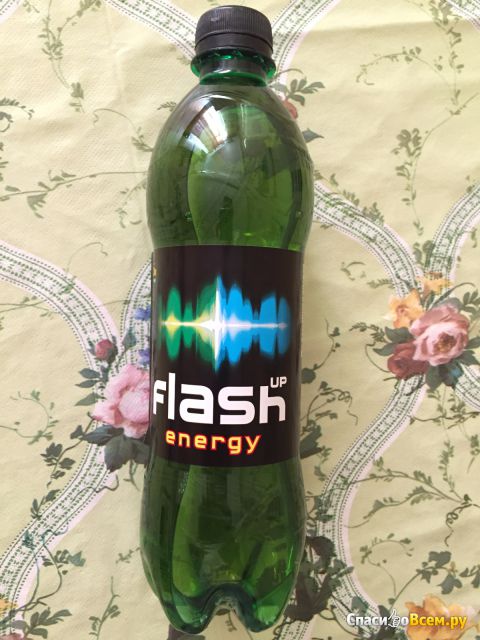 Безалкогольный тонизирующий газированный витаминизированный напиток "Flash Up Energy"