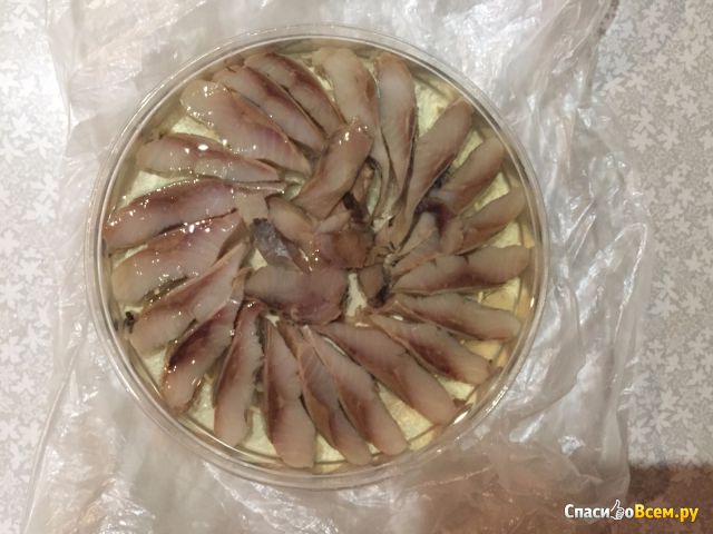 Сельдь атлантическая филе-кусочки "Золотая рыбка" в масле