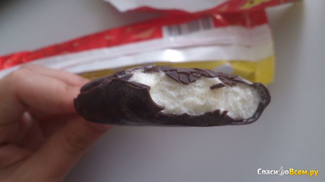 Мороженое эскимо ванильное в шоколадной глазури "Курортное" Холод