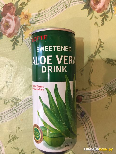 Напиток "Lotte" Sweetened негазированный Алоэ вера