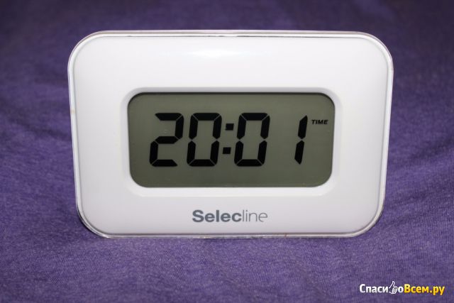Настольные LED часы с будильником Selecline 848878 / MF546