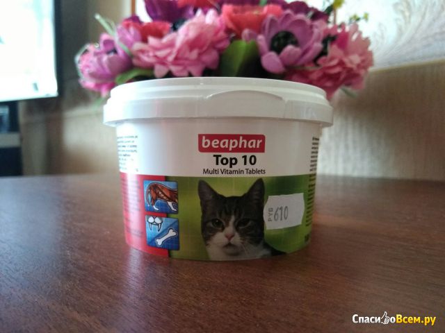 Мультивитамины Beaphar "Топ 10" для кошек и котят