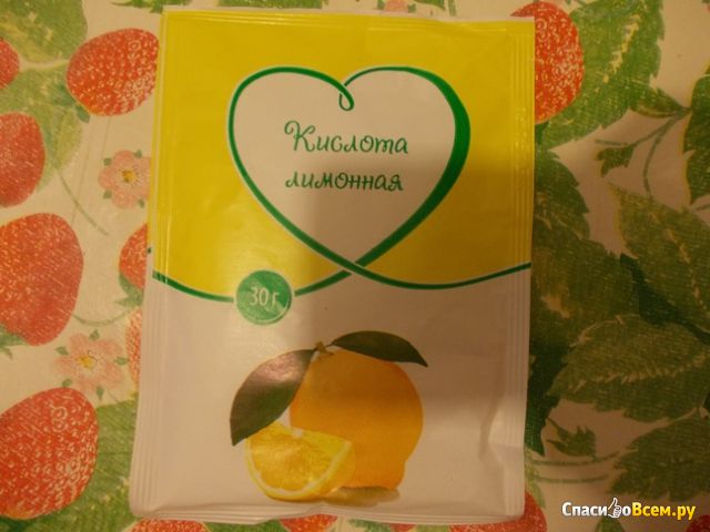Лимонная кислота "ТД-холдинг"