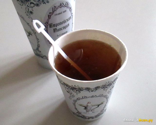 Чай чёрный листовой Старый парк "Европейская рапсодия" 5+1 стакан