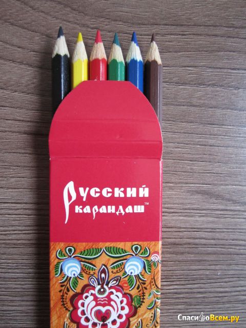 Цветные карандаши "Русский карандаш"