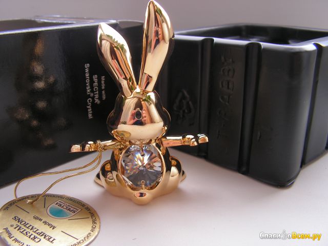 Сувенир Crystal Temptations "Кролик" с хрусталиком Сваровски арт. ST-7001