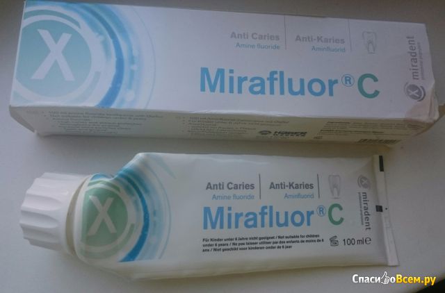 Зубная паста Miradent Mirafluor C