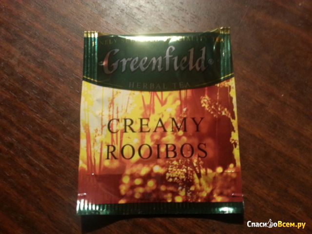 Чай Greenfield Creamy Rooibos в пакетиках