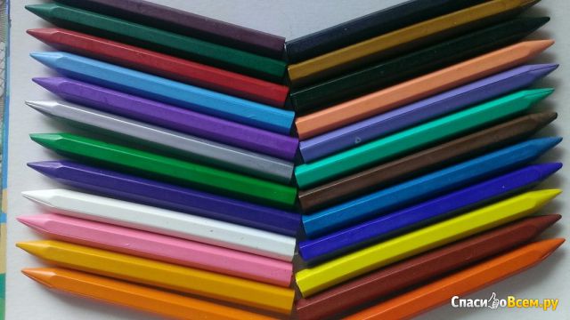 Восковые мелки Луч Wax Crayons "Zoo" 24 цвета