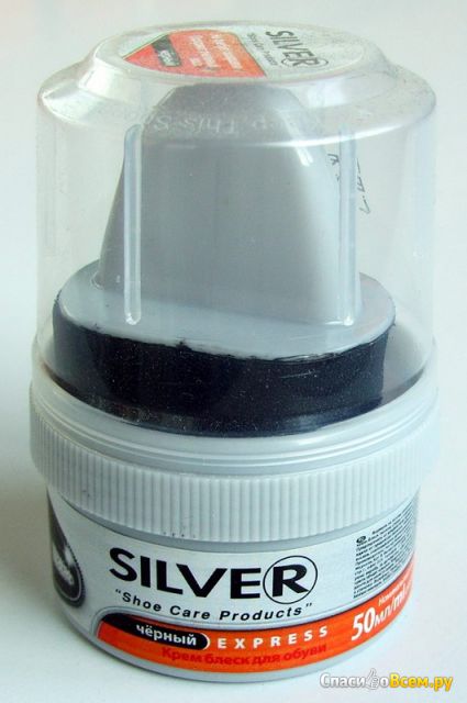 Крем-блеск для обуви Silver Express Shoe Care Products черный