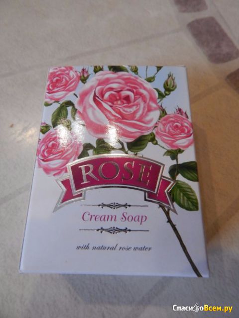 Крем-мыло Bulgarian rose Cream Soap Rose с натуральной розовой водой