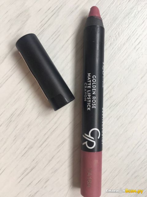 Матовая помада в карандаше Golden Rose Matte Lipstick Crayon 10