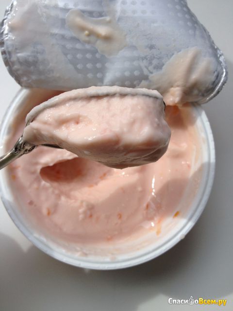 Йогурт высокобелковый Epica красный апельсин 4,8%