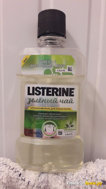 Ополаскиватель для полости рта Listerine "Зеленый чай"