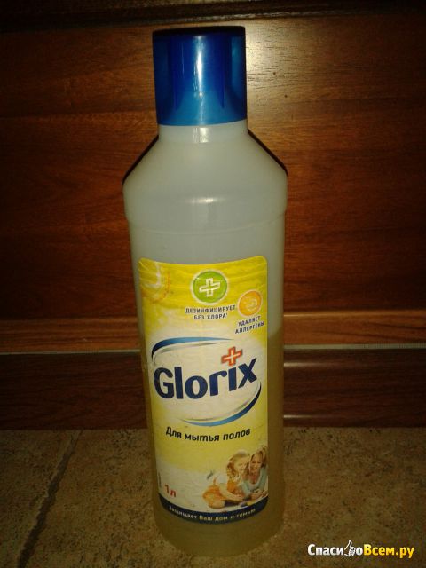 Средство для мытья пола Glorix "Лимонная энергия"