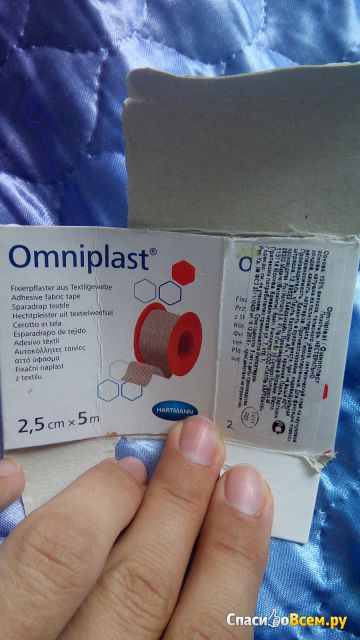Фиксирующий пластырь Omniplast