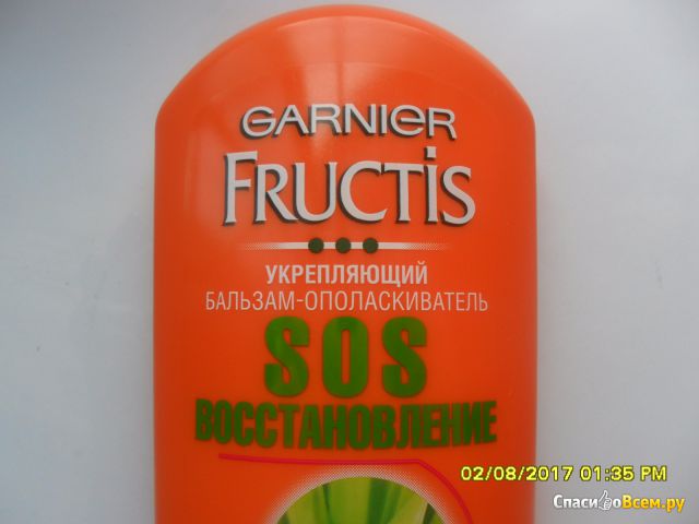 Бальзам-ополаскиватель укрепляющий Garnier Fructis "SOS восстановление"
