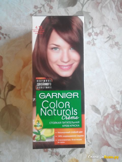 Краска для волос Garnier Color Naturals Creme 4.15 Морозный каштан