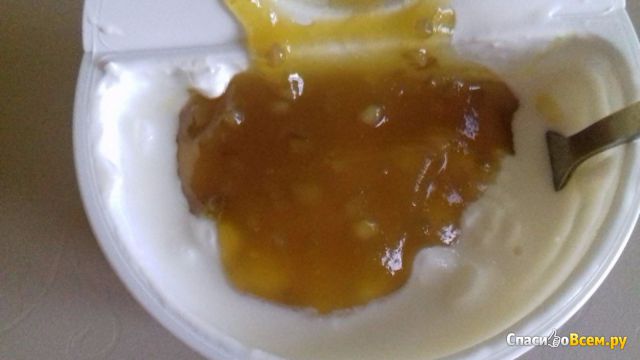 Творожное зерно в сливках "Первый вкус" мед грецкий орех 5%