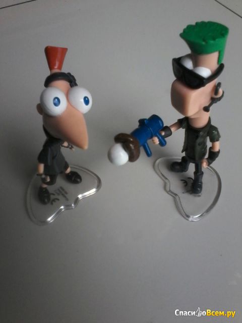 Набор фигурок Disney "Phineas and Ferb. Across the 2nd Dimension" Resistance Phineas and Ferb