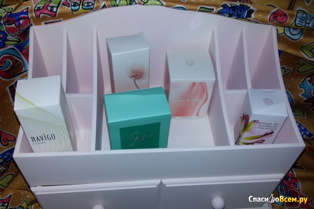 Мини-комодик для косметики розовый с двумя ящичками горизонтальный Komodoki Shop Арт. Б-212