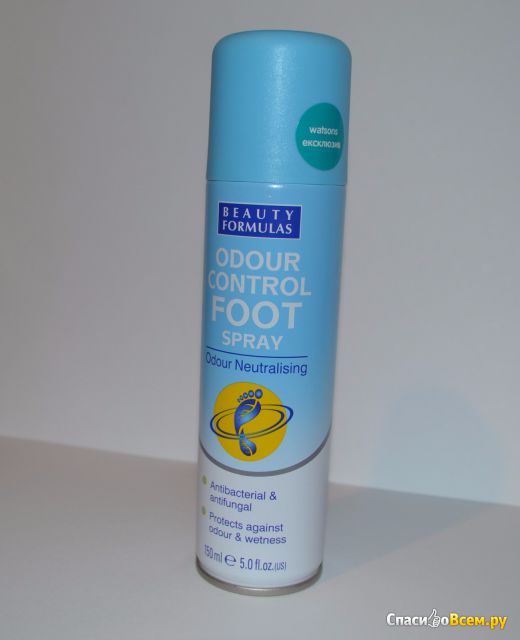Спрей для ног Beauty Formulas Odour Control Foot Spray