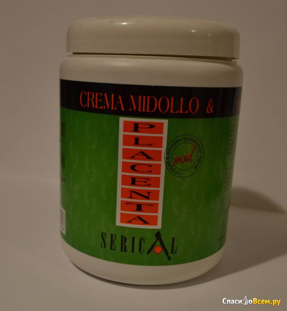 Маска для волос Serical Crema Midollo & Placenta