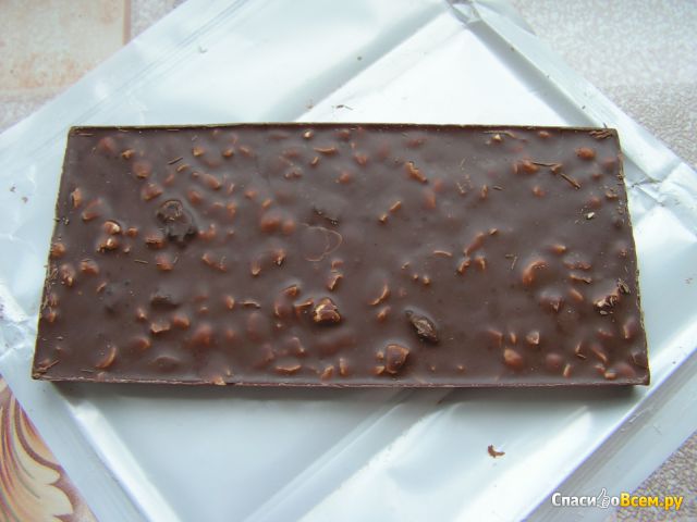 Молочный шоколад Яшкино с изюмом и арахисом Бельгийский рецепт