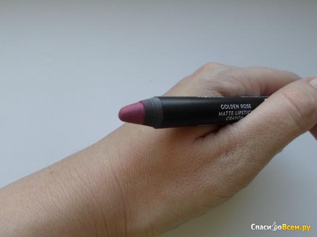 Матовая помада в карандаше Golden Rose Matte Lipstick Crayon 08