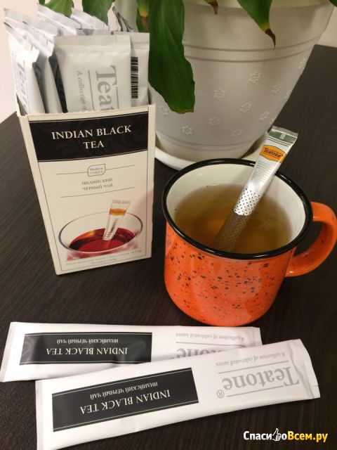 Индийский чёрный чай Teatone в стиках