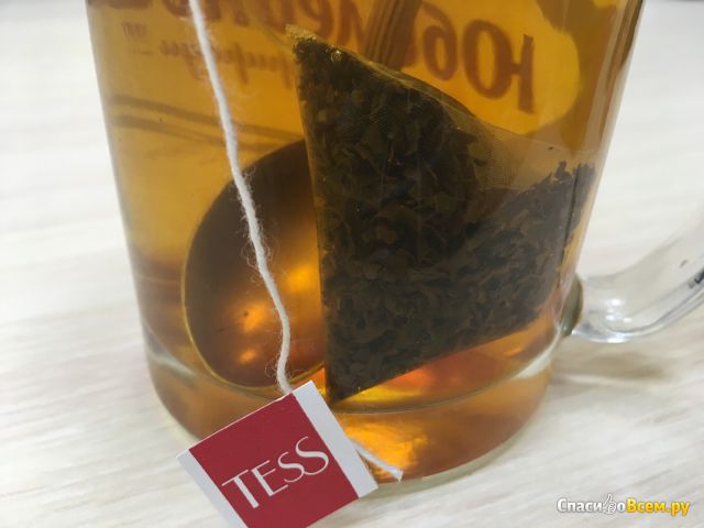 Чай Tess Limoncini biscuit с цедрой лимона и ароматом макадамии
