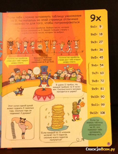 Детская книга «Занимательная таблица умножения», автор Рози Диккинс, издательство "Робинс"
