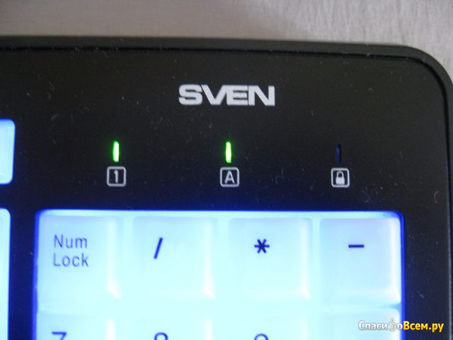 Клавиатура Sven KB-C7300EL мультимедийная с подсветкой
